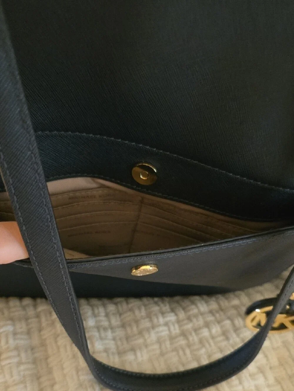 Michael Kors structured navy